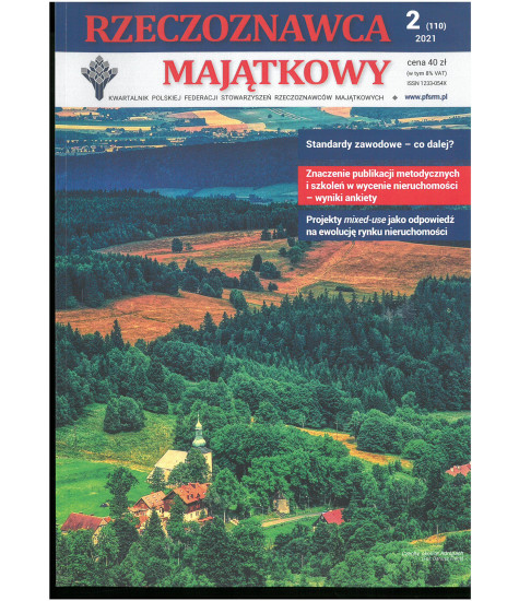 Kwartalnik "Rzeczoznawca Majątkowy" nr 110
