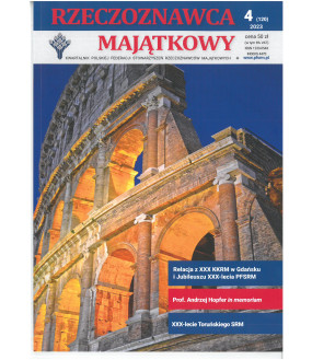 Kwartalnik "Rzeczoznawca Majątkowy" nr 120